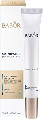 Babor Skinovage - Crema de ojos hidratante contra arrugas y ojeras, para la piel seca de la zona de los ojos, bolsas y ojeras, con cafeína, vegano, 1 x 15 ml