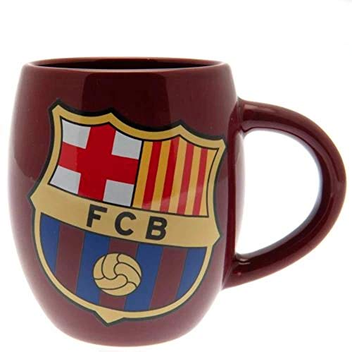 Barcelona FC Blue Red Tea Tub Football Club Crest Fan Gift Boxed Mug Official