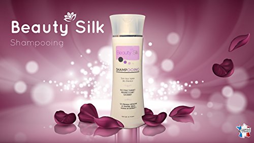 Beauty Silk – Champú de seda – 150 ml – Todos Tipos de Cabello – fabricado en Francia – brillo y cuidado