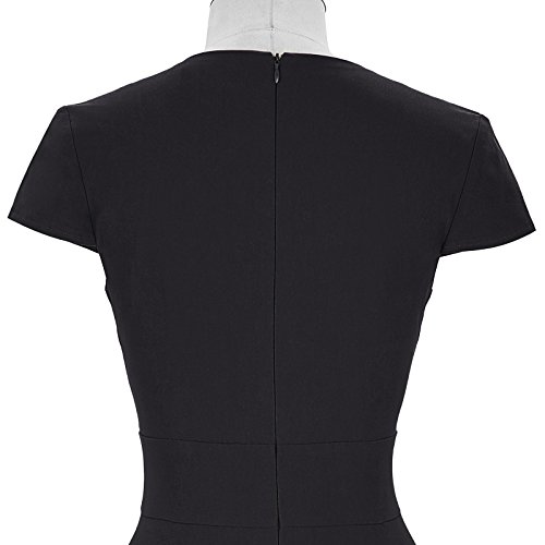 Belle Poque Retro Dress Cocktail Mujer Negro Grande (CL8947-1) …