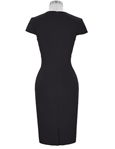 Belle Poque Retro Dress Cocktail Mujer Negro Grande (CL8947-1) …