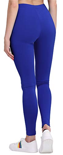 Bellivalini Leggins Mallas Deportivas Largas en Viscosa Mujer BLV50-147 (Cobalto, M)