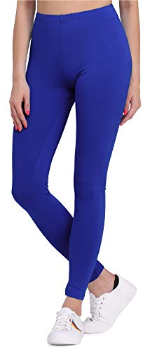 Bellivalini Leggins Mallas Deportivas Largas en Viscosa Mujer BLV50-147 (Cobalto, M)