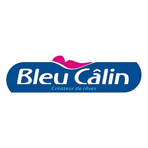 Bleu Câlin Caradou CARC90MIFIIND Juego de sábanas y fundas de almohada, poliéster, Azul marino y gris, Sencillo, 90x190 cm