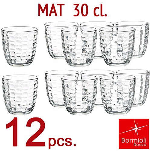 Bormioli Rocco – Juego Vasos Colección Mat 30 – Capacidad 30 cl