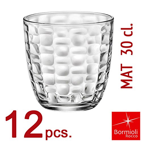 Bormioli Rocco – Juego Vasos Colección Mat 30 – Capacidad 30 cl