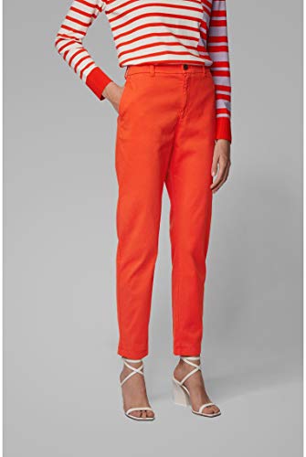 BOSS Sachini4-d Pantalones, Naranja (Bright Orange 820), 34 para Mujer