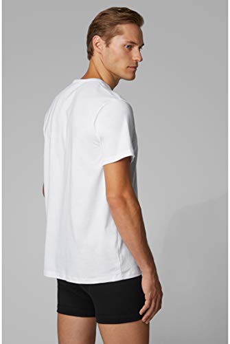 BOSS T-shirt Rn 2p Co Camiseta, Blanco (White 100), X-Large (Pack de 2) para Hombre