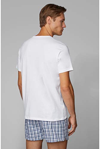 BOSS T-shirt Vn 2p Co Camiseta, Blanco (White 100), Small (Pack de 2) para Hombre