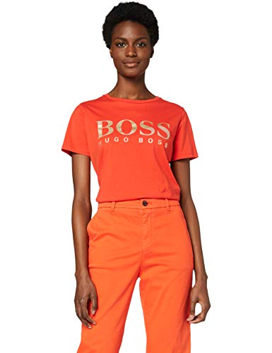 BOSS Tecatch Camiseta, Naranja (Bright Orange 820), Small para Mujer