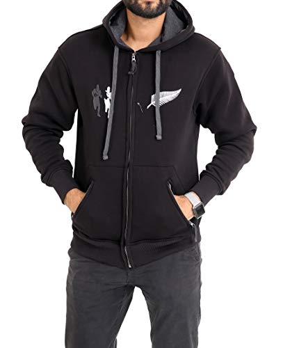 Brooklyn Clothing - Sudadera con capucha - para hombre Alle Blacks L