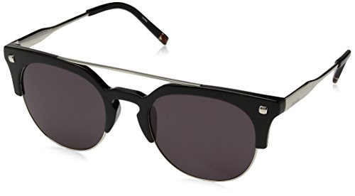 Calvin Klein CK3199S-001-52 Gafas de sol, Gris (Shiny Black), 52 Unisex Adulto