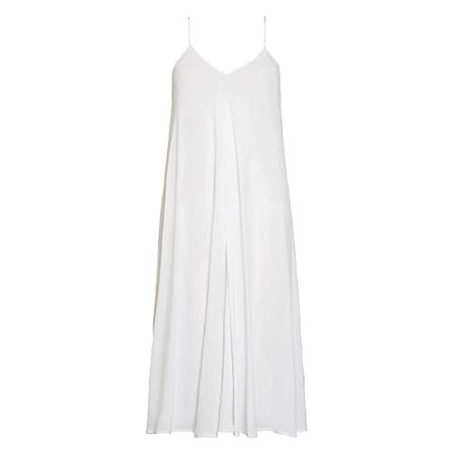 Calvin Klein Core Reset - Vestido de playa para mujer, Mujer, blanco, small