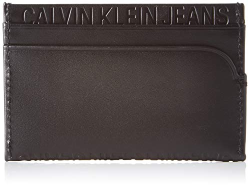 Calvin Klein LOGO POP CARDHOLDERHombreShoppers y bolsos de hombroNegro (Infinite Black) 7.7x0.1x10 centimeters (B x H x T)