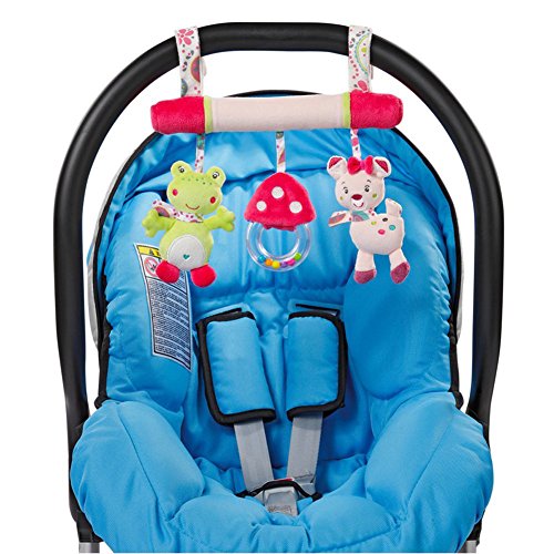 Cama de música para bebé Colgantes y Cunas Decoraciones de Buggy con,Morbuy juguete de bebé,0 ~ 24 meses (Rana / gato)