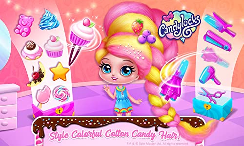 Candylocks Hair Salon - Style Cotton Candy Hair