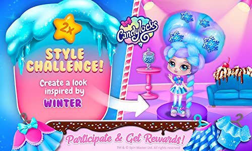 Candylocks Hair Salon - Style Cotton Candy Hair