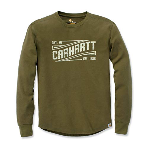 Carhartt Mens Tilden Graphic Crew Long Sleeve Cotton T Shirt