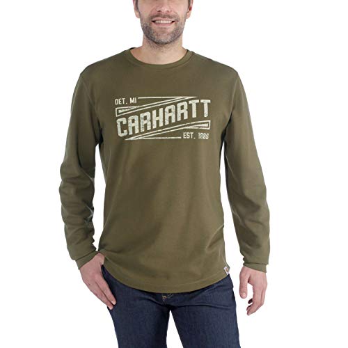 Carhartt Mens Tilden Graphic Crew Long Sleeve Cotton T Shirt