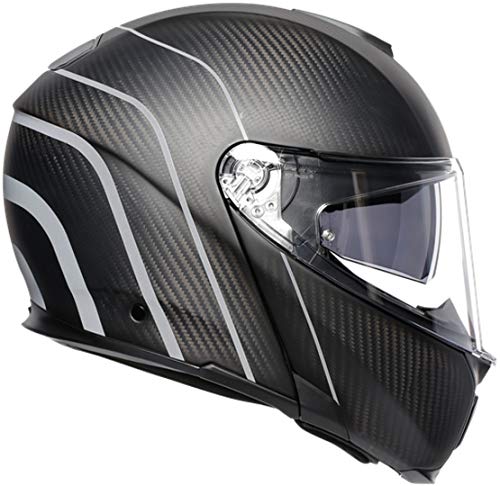 Casco Deportivo AGV E05 Multi MPLK Refractive Carbon/Silver L