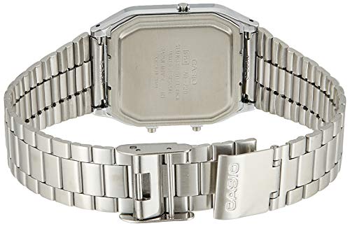 Casio Collection AQ-230A-7BMQYES, Reloj Analógico-Digital para Hombre, Blanco