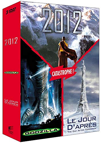 Catastrophe ! - Coffret : 2012 + Godzilla + Le Jour d'après [Francia] [DVD]