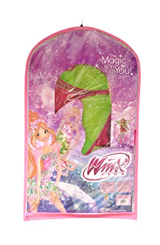 Ciao Flora tynix traje transformación Winx Club niña, 7 – 9 años, Verde, Rosa, 11236.7 – 9 