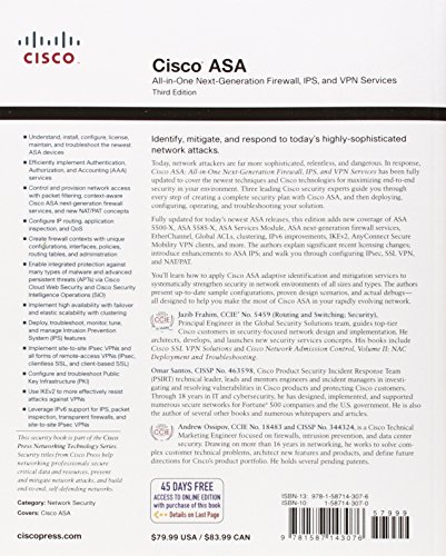 Cisco ASA: All-in-one Next-Generation Firewall, IPS, and VPN Services