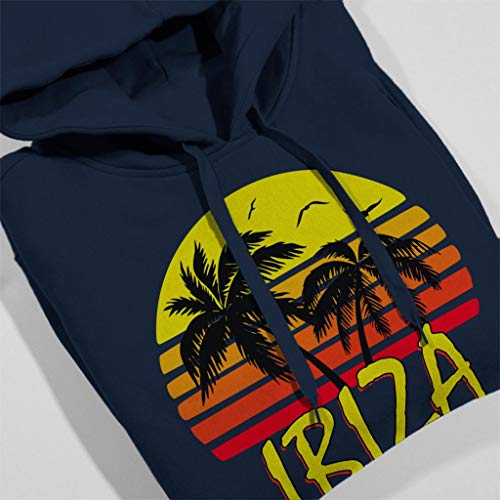 Cloud City 7 Ibiza Vintage Sun Men's Hooded Sweatshirt