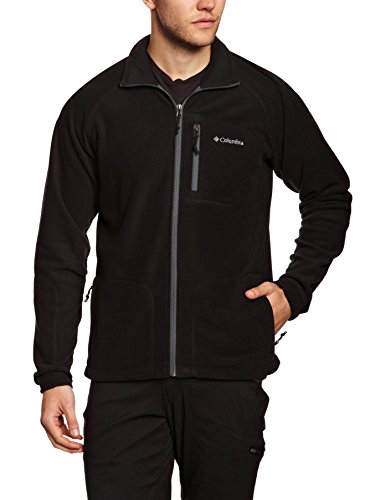 Columbia Fast Trek II Forro Polar con Cremallera, Hombre, Negro (Black), M