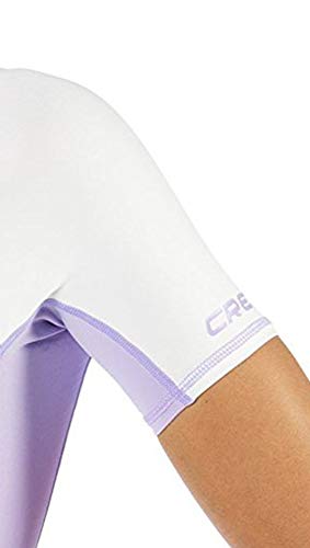 Cressi Rash Guard Camiseta con Filtro de Protección UV UPF 50+, Mujer, Blanco, M