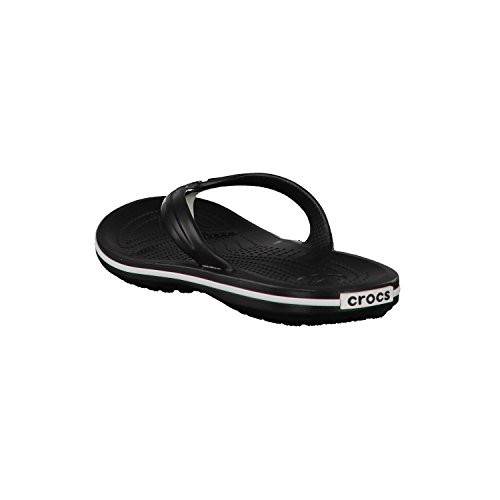 Crocs Crocband Flip, Chanclas Unisex-Adult, Nero Black 001, 42/43 EU