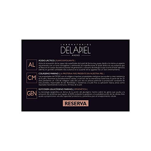 Delapiel Serum Facial Reserva DMAE 5% Activos de refuerzo - Reafirmante - 15 Ampollas