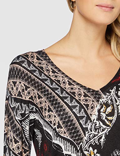 Desigual Jers_Bergen suéter, Black, XS para Mujer