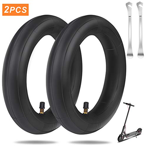 DIAOCARE Cámara Aire Xiaomi M365, Neumático de Repuesto Engrosado con 2 x Palo de Neumático Cámaras de Aire para Xiaomi M365 Patinete Eléctrico, 2 Piezas, 8 1/2 x2