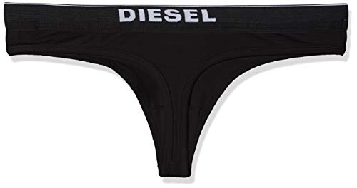 Diesel UFST-STARS-THREEPACK, Tanga para Mujer, Multicolor (Black/Black/Dark Grey Melange E4372/0eauf), 38 (Talla del fabricante: Medium), Pack de 3