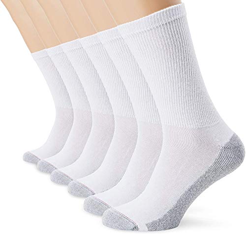 Dim CH ECODIM SPORTX6 Calcetines de deporte, Blanco, 40-45 (Pack de 6) para Hombre