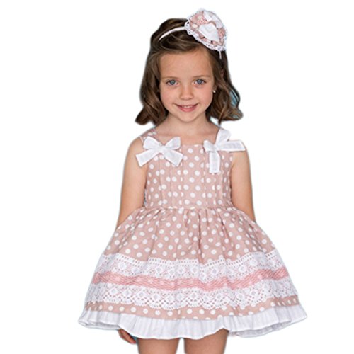 DOLCE PETIT - Vestido NIÑA Niñas Color: Maquillaje Talla: 12