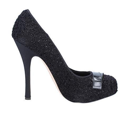 DSQUARED Zapatos de salón Mujer Textil Negro 40 EU