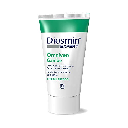 Dulàc - Omniven Piernas - 150 ml - Gel crema refrescante para piernas pesadas que estimula la circulación - Con diosmina, escina, rusco, vid roja y castaño de Indias - EFECTO FRÍO - Diosmin Expert