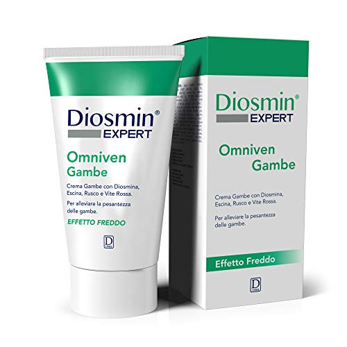 Dulàc - Omniven Piernas - 150 ml - Gel crema refrescante para piernas pesadas que estimula la circulación - Con diosmina, escina, rusco, vid roja y castaño de Indias - EFECTO FRÍO - Diosmin Expert