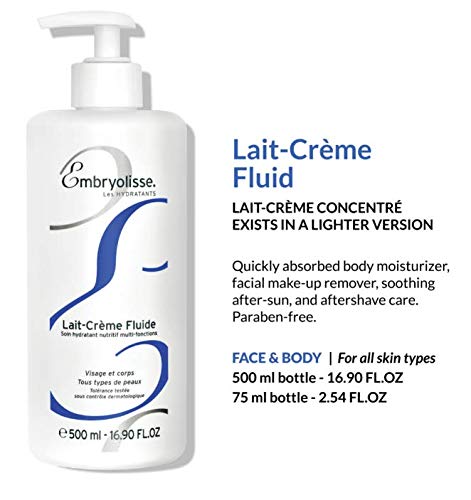Embryolisse Lait Creme Fluid (24 Hour Miracle Cream For Hand & Body) 500ml