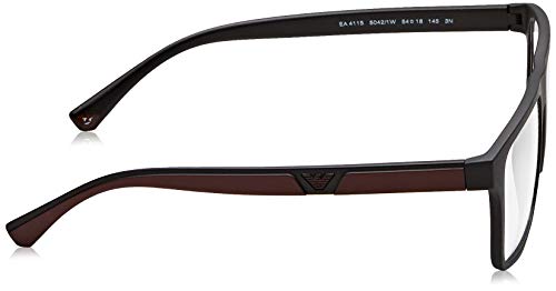 Emporio Armani 0EA4115 Gafas de sol, Matte Black, 54 para Hombre