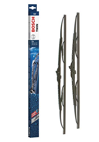 Escobilla limpiaparabrisas Bosch Twin 727, Longitud: 550mm/475mm – 1 juego para el parabrisas (frontal)