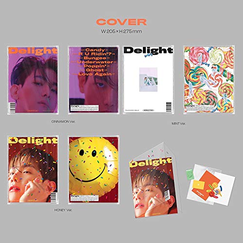 EXO BAEKHYUN 2nd Mini Album - Delight [ MINT ver. ] CD + Booklet + Folded Poster(On pack) + Postcard + Message Card + Sticker + Photocard + OFFICIAL POSTER + FREE GIFT / K-POP Sealed