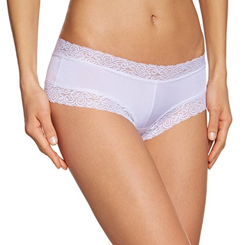 Fabio Farini Culotte Paquete de 6. Bragas con seductores Detalles de Encaje 2X Azul/2x Rojo/2x Gris L-XL