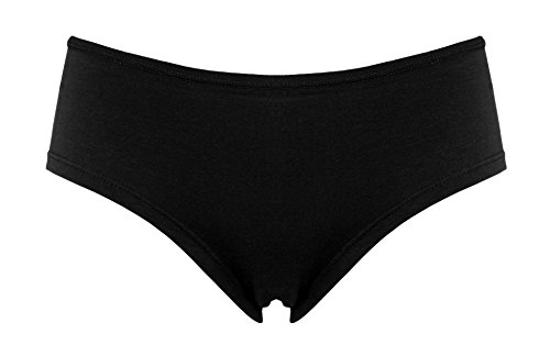 Fabio Farini Mujer Pantys Bikini Calzoncillos 4 y 6 Pack tamaños, 95% algodón Transpirable 6er Pack Sin Encaje Negro Azul Gris L/40