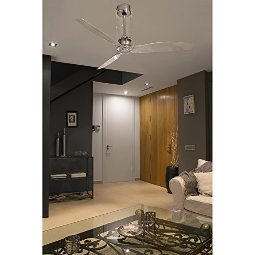 Faro Barcelona 33374 - TUBE FAN ventilador de techo ø128 cms Cristal 3 Palas