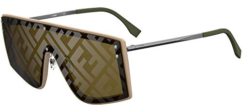 FENDI Gafas de Sol FABULOUS FF M0076/G/S BEIGE/BROWN 99/1/145 hombre