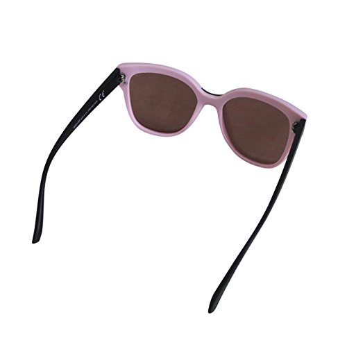 FERETI Gafas De Sol Mujer Rosa Media Montura Espejo Vintage Moda Fashion Elegante Joven